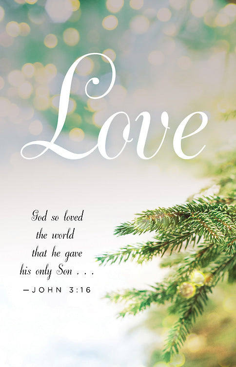 Love Image Advent Bulletin (Pkg of 50)