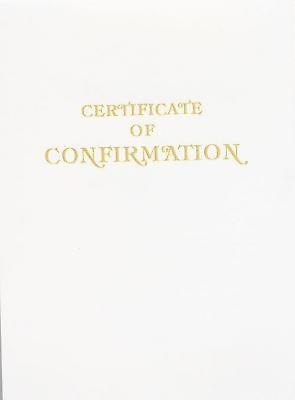 Contemporary Steel-Engraved Confirmation Certificate (Pkg of