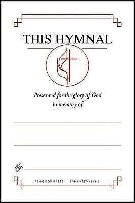 United Methodist Hymnal Bookplates ""In memory of..."" (Pkg