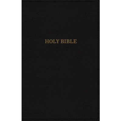 KJV Deluxe Reference Bible, Black, Super Giant Print