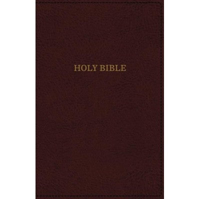 KJV Deluxe Reference Bible, Burgundy, Super Giant Print