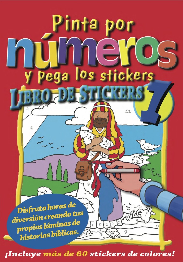 Pinta Por Numeros y Pega Los Stickers