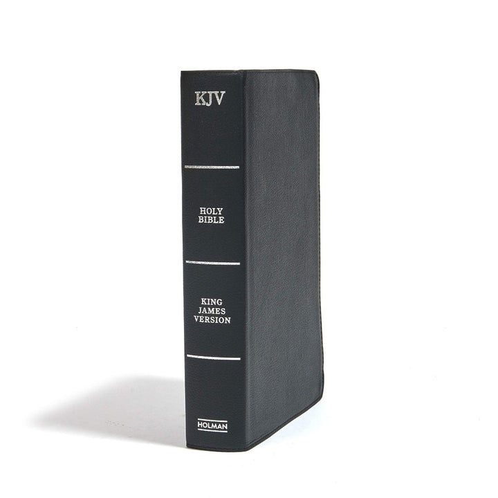 KJV Super Giant Print Reference Bible, Black Genuine Leather