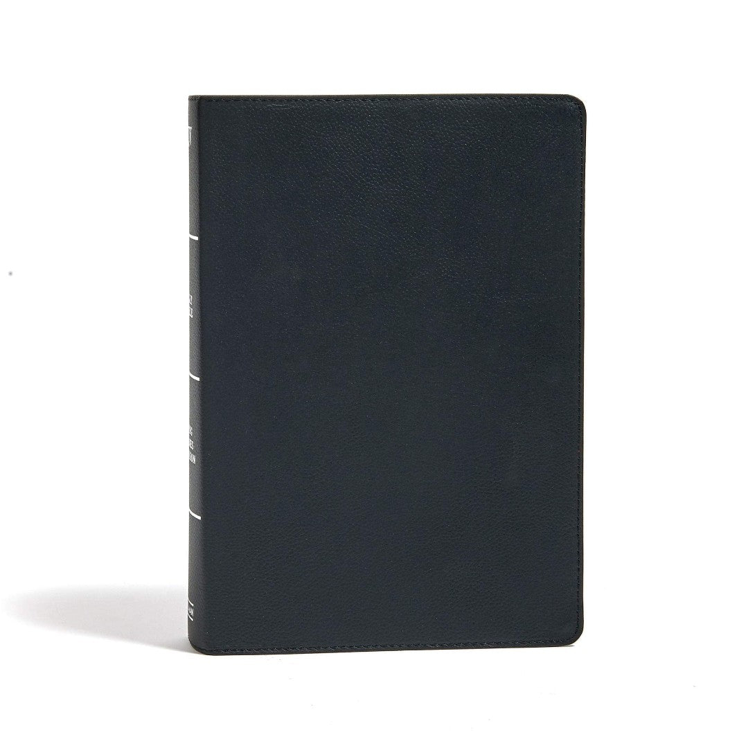 KJV Super Giant Print Reference Bible, Black Genuine Leather