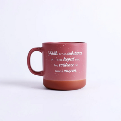 Mug: Woman of Faith Deep Rose 13oz