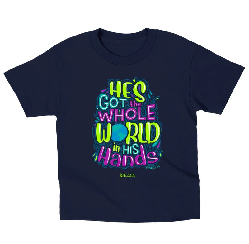 Whole World Kids T-Shirt, Medium