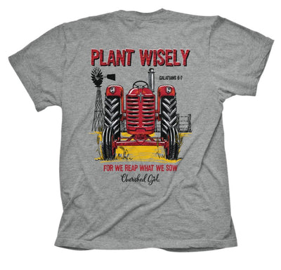 Cherished Girl Plant Wisely T-Shirt, Small