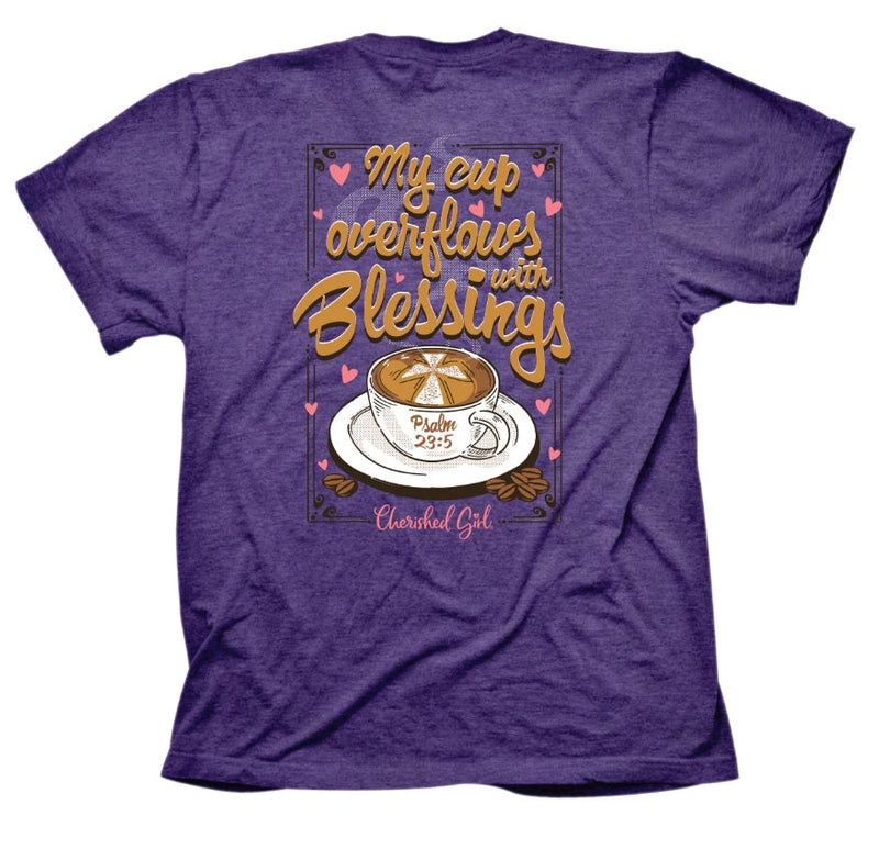 Cherished Girl Cup Overflows T-Shirt, Medium