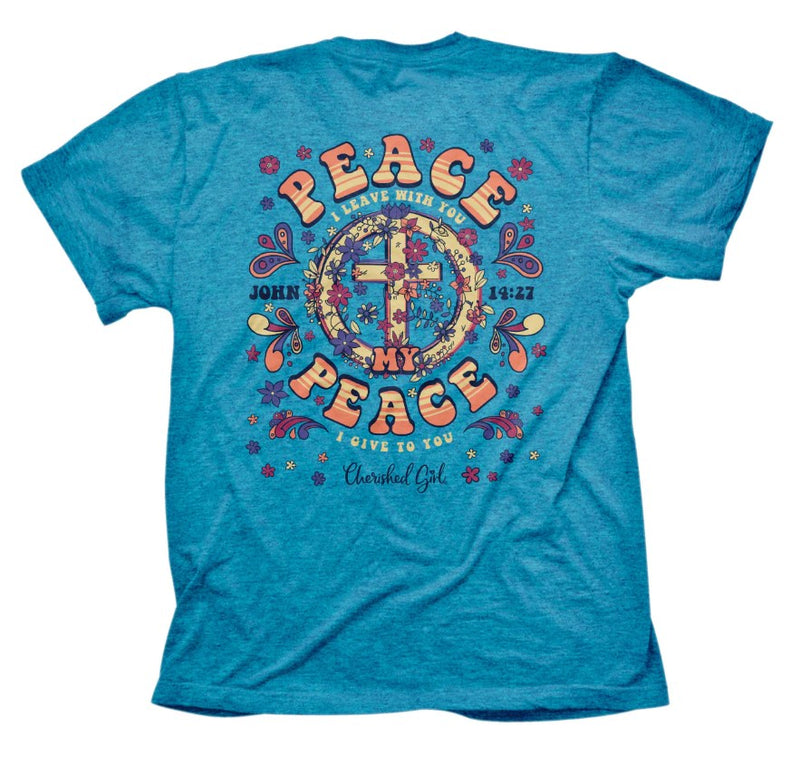 Cherished Girl Peace T-Shirt, 2XLarge