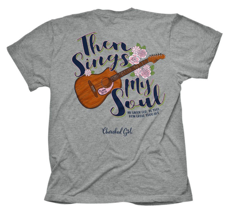 Cherished Girl Sings My Soul T-Shirt, Large