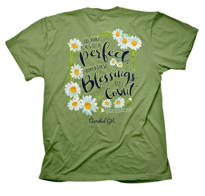 Cherished Girl Many Blessings T-Shirt, Small