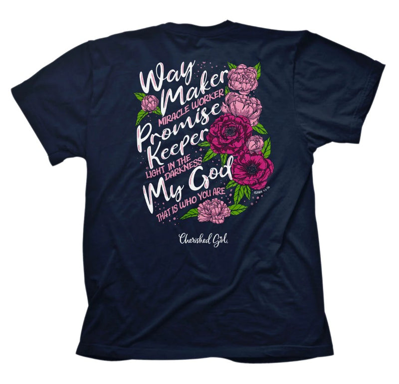 Cherished Girl Way Maker T-Shirt, Small