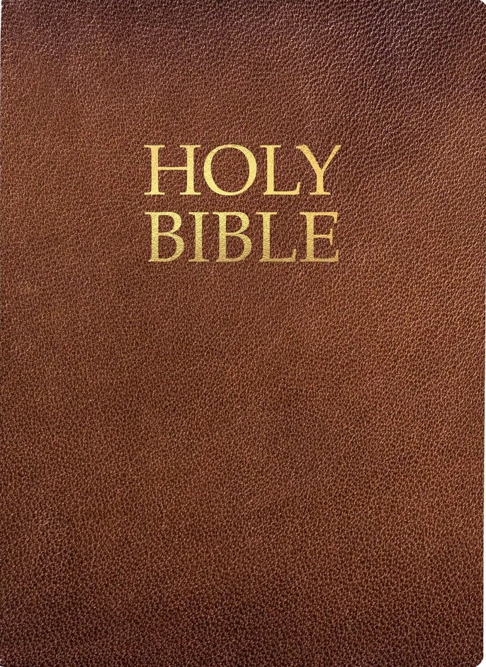 KJVER Holy Bible, Large Print, Acorn Bonded Leather