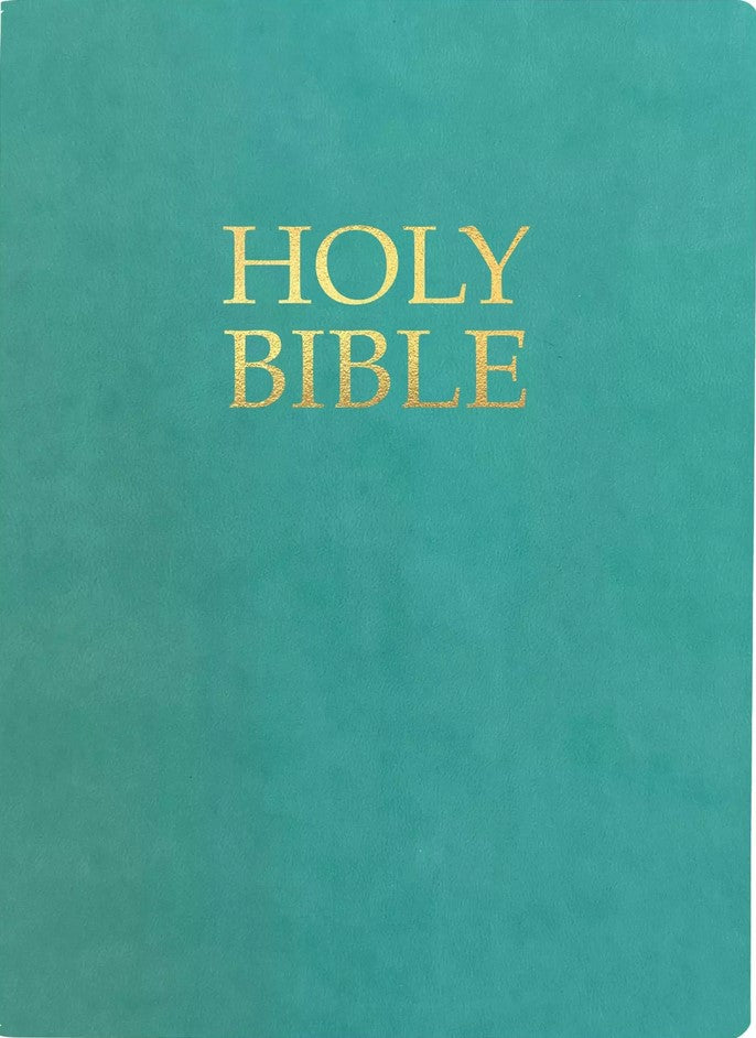 KJVER Holy Bible, Large Print, Coastal Blue Ultrasoft