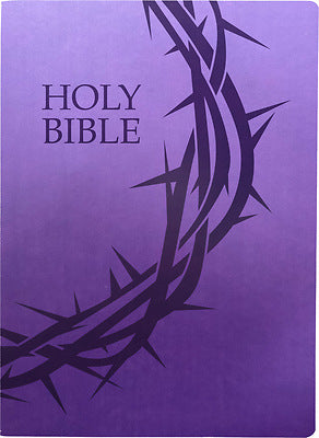 KJVER Holy Bible, Crown Of Thorns Design, Large Print