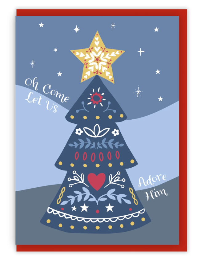 Adore Him (2023) Christmas Cards - 10 Pack - Bio Cello Pack