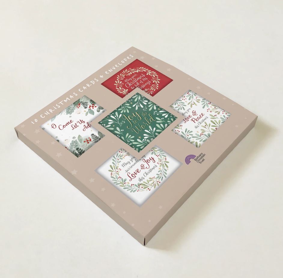 Square Mixed Pack (2023) Christmas Cards - 10 Pack - Cello