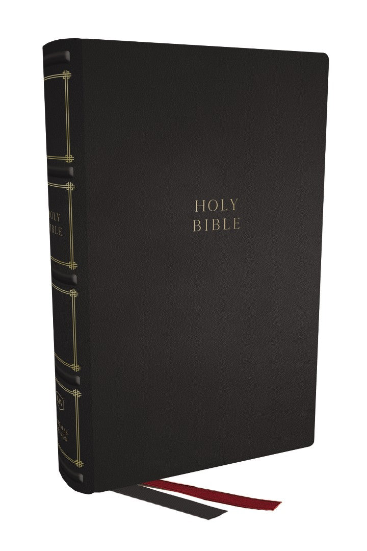 KJV, Compact Center-Column Reference Bible, Genuine Leather