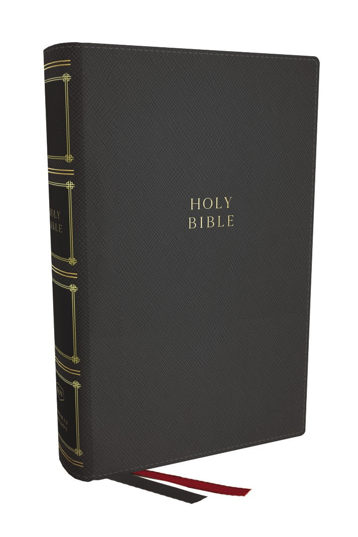 KJV, Compact Center-Column Reference Bible, Leathersoft