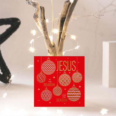 Compassion Charity Christmas Cards: Jesus/Reason (Pack of 10)