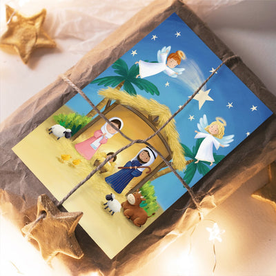 Compassion Charity Christmas Cards: Cute Nativity (Pack of 10)