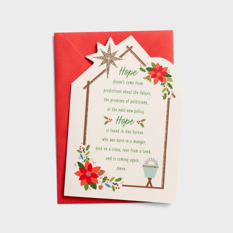 Christmas Boxed Cards: Hope In A Manger (Pack Of 18)