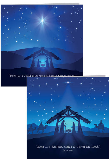 Blue Nativity Pack (16 pack)