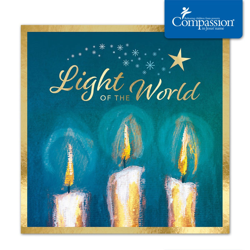 Compassion Charity Christmas Cards: Light Of The World (Pack of 10)