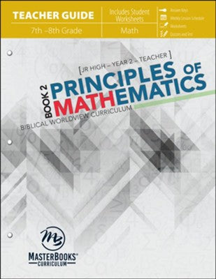 Princ Of Math Book 2 (Teacher Guide)