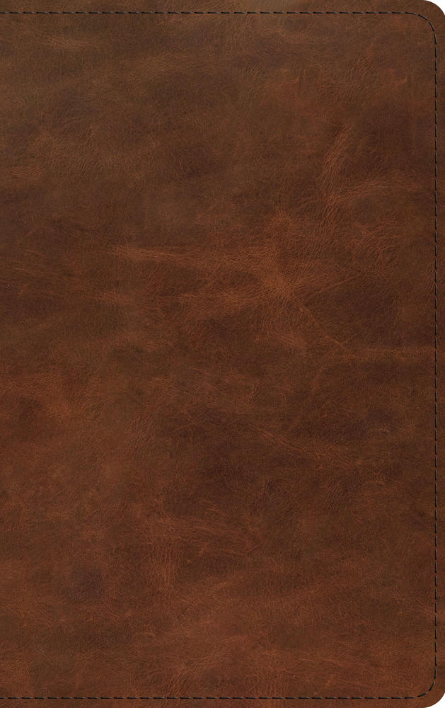 ESV Thinline Bible (Full Grain Leather, Deep Brown)