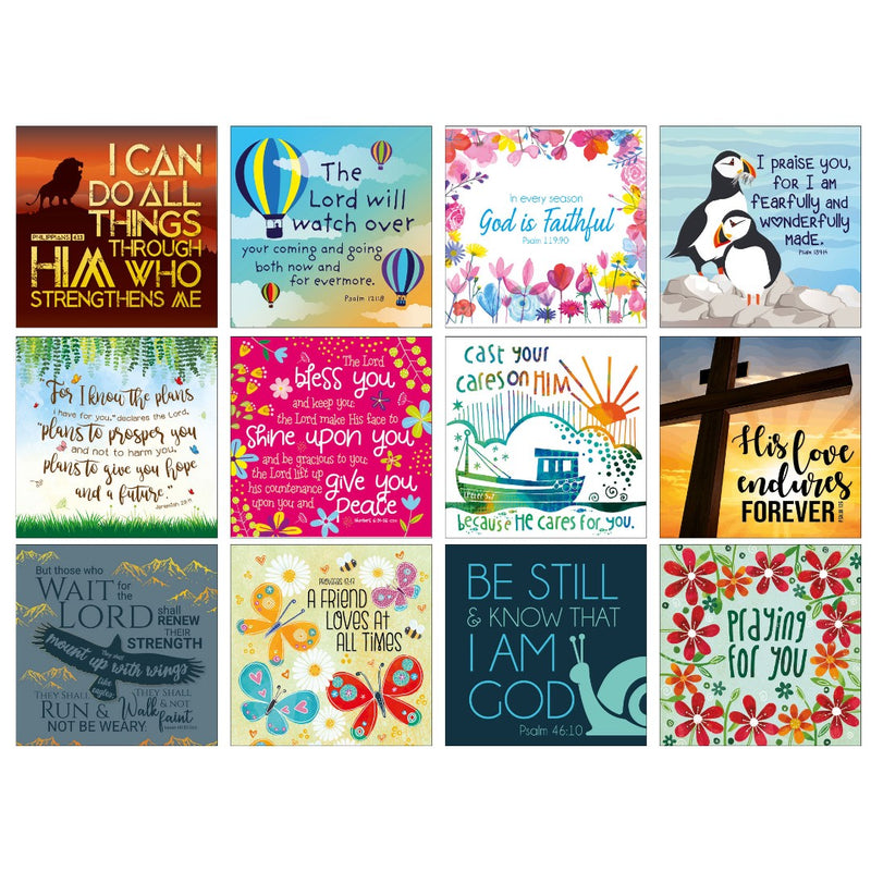 Pack Of 12 Christian Notelets (NT5)