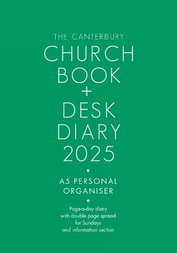 Canterbury Church Book And Desk Diary 2025 A5 Personal Organ