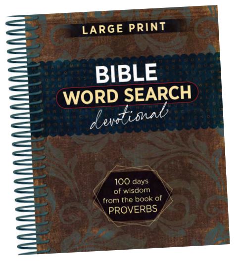 Bible Word Search Devotional (Large Print)