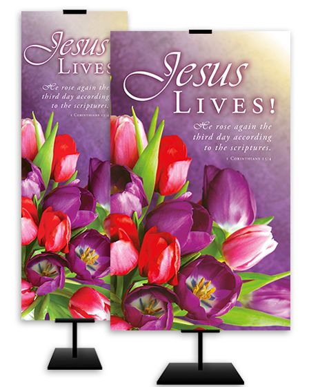 Banner - 2Ft Vinyl - Jesus Lives!