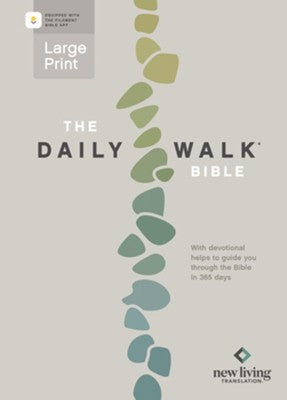 NLT Daily Walk Bible Large Print (Filament Enabled)