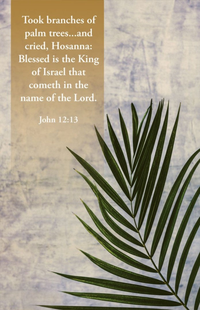 Palm Sunday Bulletin: In The Name of the Lord (Pack of 100)