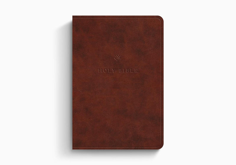 ESV Value Large Print Compact Bible (Trutone, Chestnut)