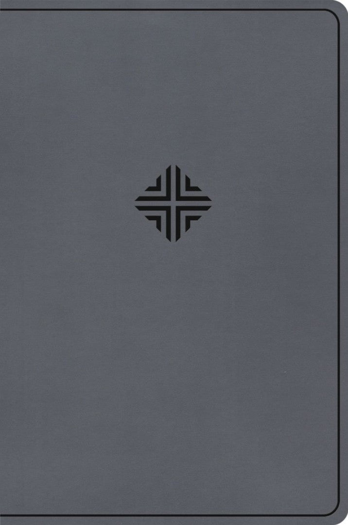 CSB Large Print Thinline Bible, Value Edition, Charcoal