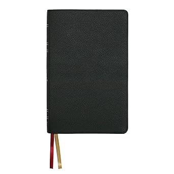 LSB 2 Column Verse-By-Verse Black Cowhide Leather