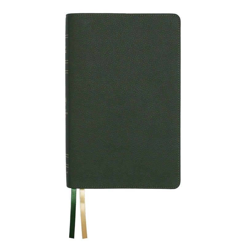 LSB 2 Column Verse-By-Verse Forest Green Cowhide Leather