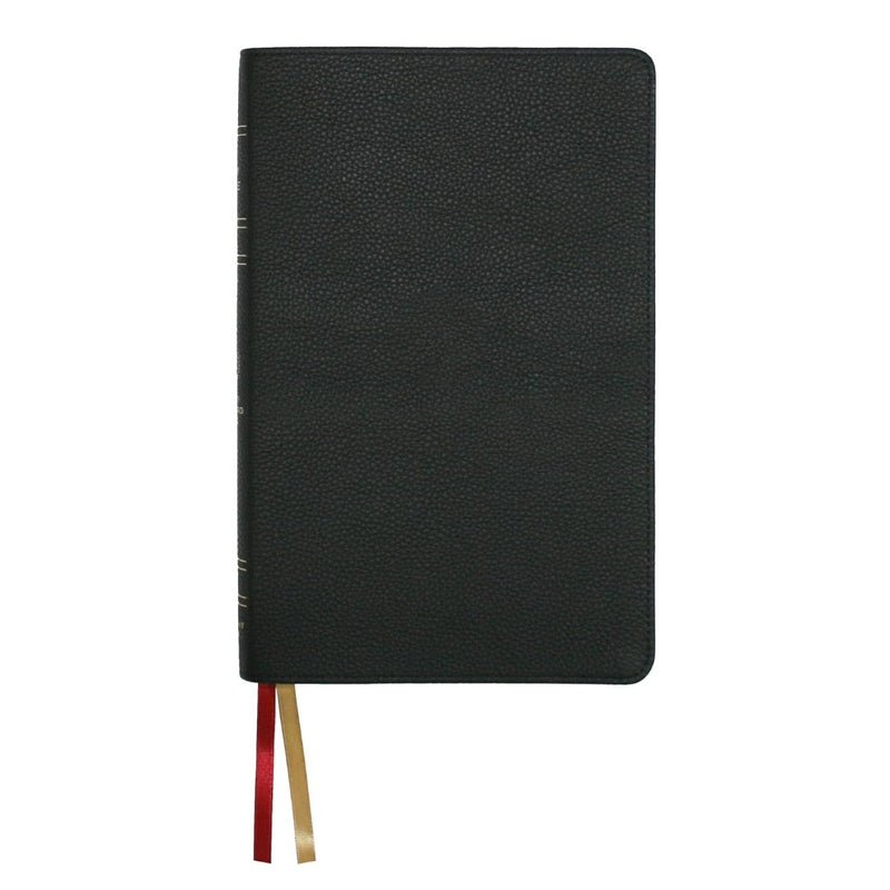 LSB 2 Column Verse-By-Verse Black Cowhide Leather, Indexed