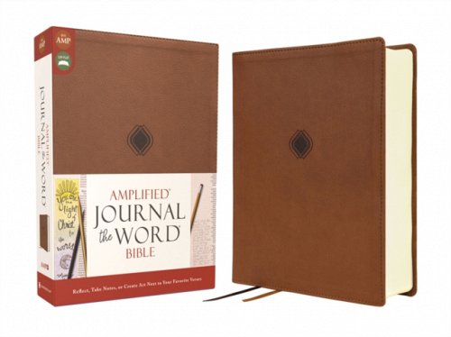 Amplified Journal The Word Bible, Brown