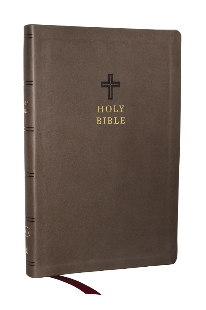 KJV Holy Bible, Value Ultra Thinline, Charcoal Leathersoft