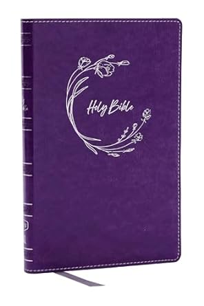 KJV Holy Bible, Ultra Thinline, Purple Leathersoft