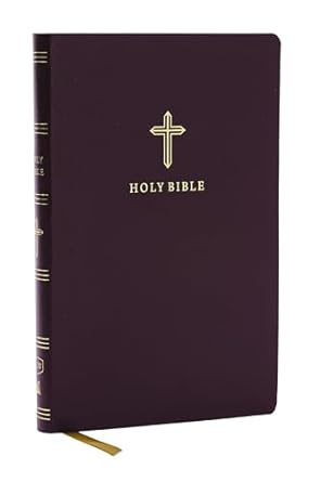 KJV Holy Bible, Ultra Thinline, Burgundy Bonded Leather