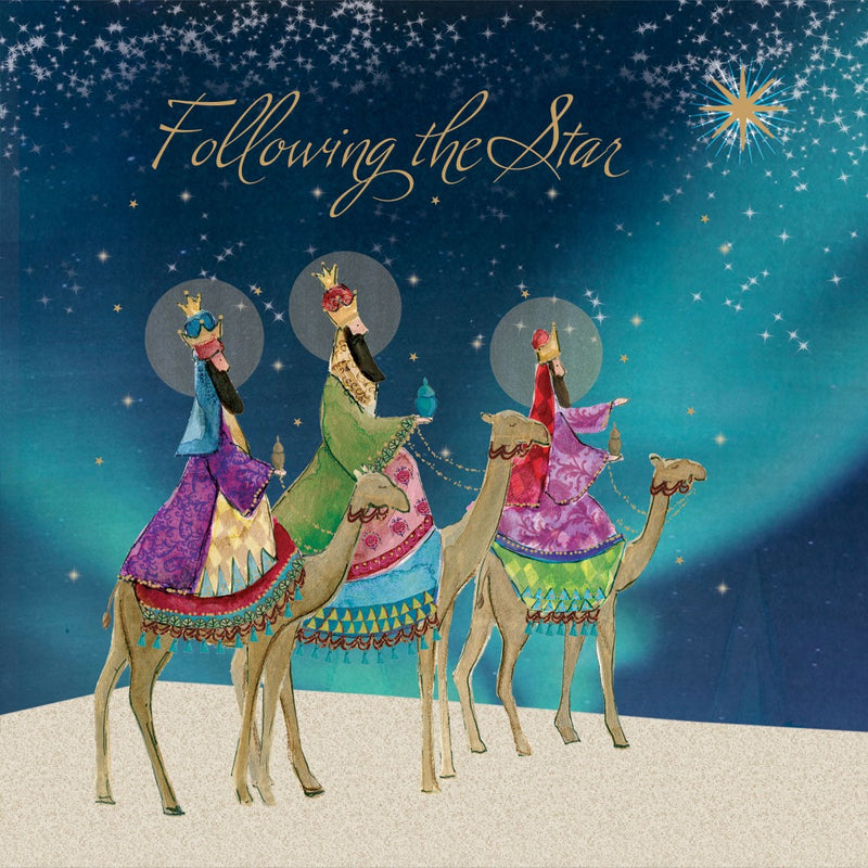 Following The Star Christmas Cards - Pack Of 10