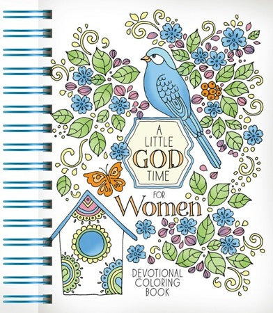 Little God Time For Women, A: Devotional Colouring Book