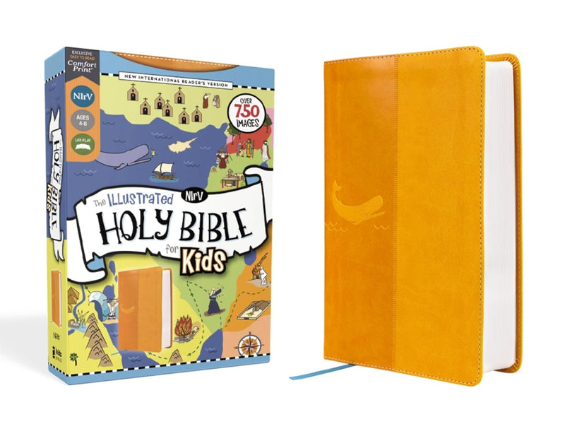 NIrv, The Illustrated Holy Bible For Kids, Yellow