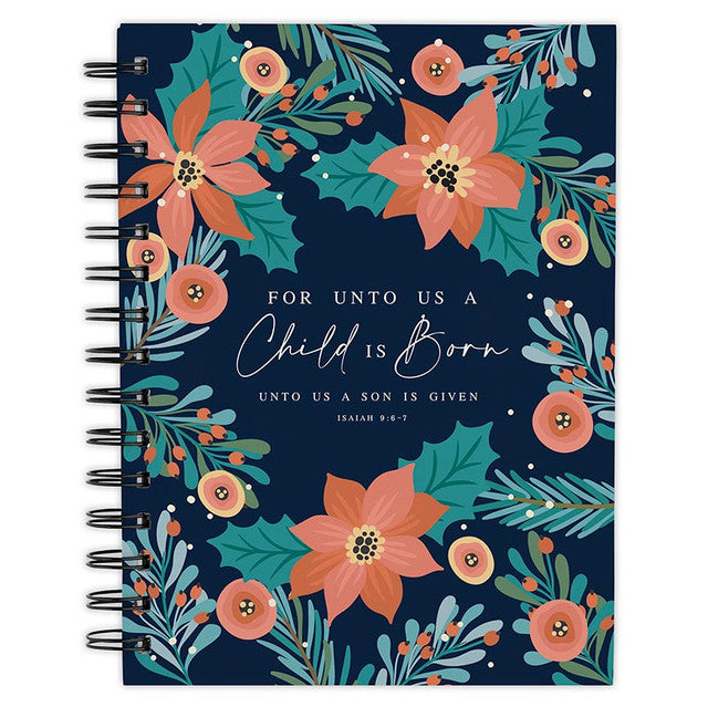 For Unto Us A Child Is Born Notebook