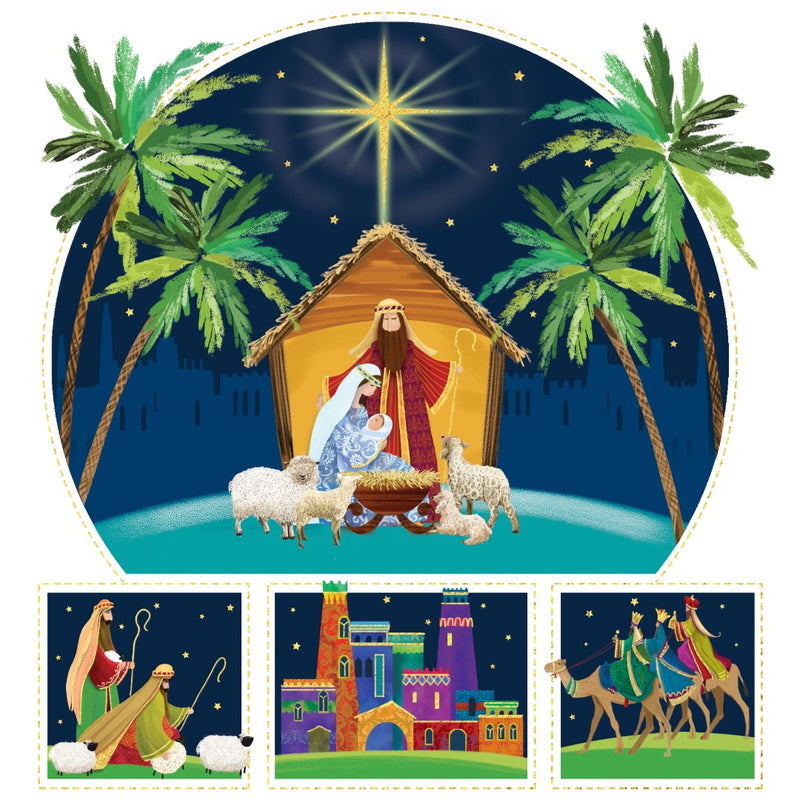 Nativity Story Christmas Cards - Pack Of 20